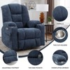 CAVINAS Power Lift Recliner with Massage & Heat for Elderly, Wide Overstuffed Heavy Duty Chair, Dual USB-C Ports & Steel Cup Holders - 4 of 4