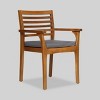 Casa 3pc Acacia Bistro Set - Teak/Dark Gray - Christopher Knight Home - 4 of 4