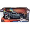 D.K.'s Nissan 350Z Gray and Black with Graphics "Fast & Furious" Movie 1/24 Diecast Model Car by Jada - 3 of 3