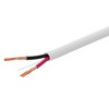 Monoprice Speaker Wire, CL2 Rated, 2-Conductor, 16AWG, 50ft, White - 2 of 4