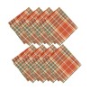 Hawley Plaid Harvest Napkins, Set of 8 - 17x17 - Elrene Home Fashions - 2 of 3