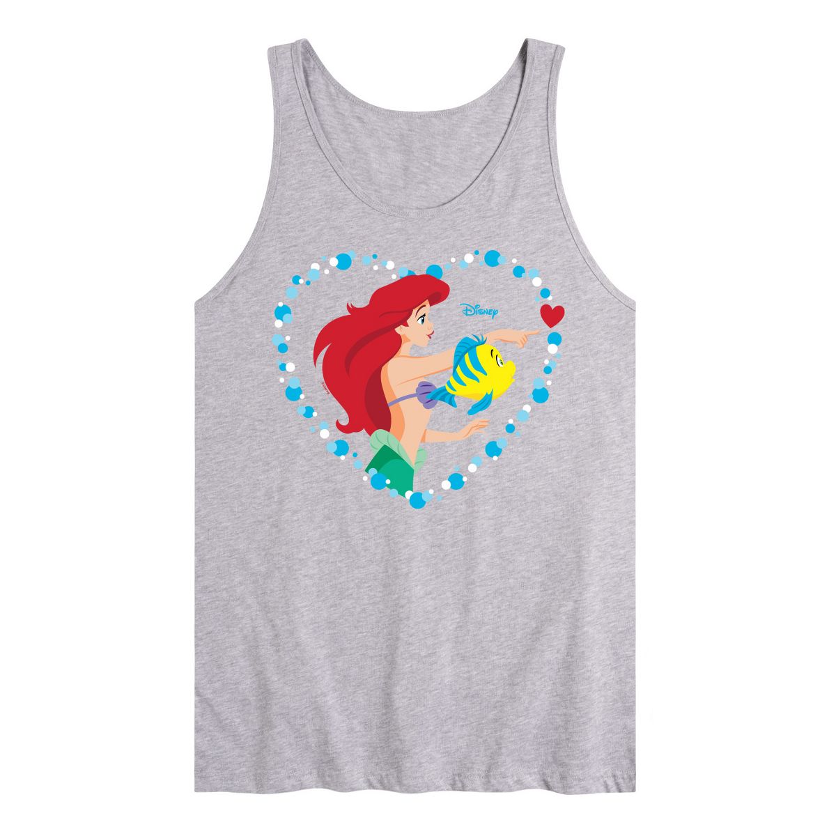 Men's - Disney - Ariel Heart Graphic Tank Top