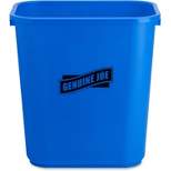 Genuine Joe Recycling Wastebasket 28-1/2 Quart 14-1/2"x10-1/2"x15" BE 57257
