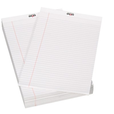 School Smart Legal Pad 8 1 2 X 14 Inches White 50 Sheets Pk Of 12 Target