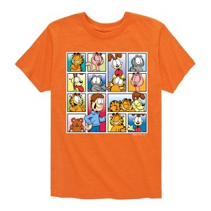 Boys' - Garfield - Friends Short Sleeve Graphic T-Shirt - 1 of 4