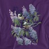Wild Wings Chickadees And Lilacs Adult T-Shirt - 2 of 4