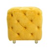 Maliang Modern Velvet Upholstered Ottoman for Living Room, Bedroom, Entrance - 3 of 4