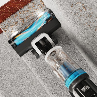 Black and Gray Convertible Cordless Stick Vacuum for Pets