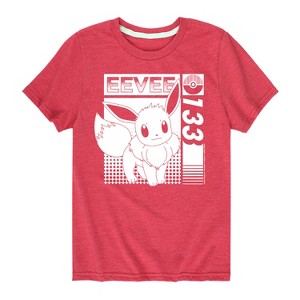 Boys' - Pokémon - Eevee 133 Normal Type Generation 1 Short Sleeve Graphic T-Shirt - 1 of 4