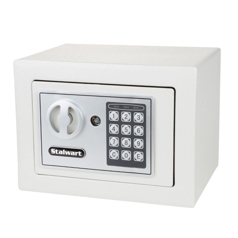 Fleming Supply Electronic Digital Safe - Steel Security Lock Box with Keypad - Gray, 1 of 8