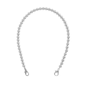 Unique Bargains Faux Pearl Handbag Strap Silver Tone 1 Pc - 1 of 4