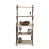75" x 32" Farmhouse Wood Shelving Unit Off White - Olivia & May: 5-Tier Storage Bookcase - 4 of 4
