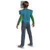 Mojang Synergies AB Kids' Minecraft Zombie Movie Glow in the Dark Unisex Deluxe Costume Jumpsuit - 2 of 4
