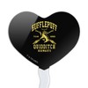 Harry Potter Hufflepuff Quidditch Arch Heart Love Cupcake Picks Toppers Decoration Set of 6 - 2 of 3