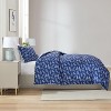 Nestl Modern Comforter Set, 3 Piece Botanical Bedding Set, Reversible Comforter Bed Set - 2 of 4
