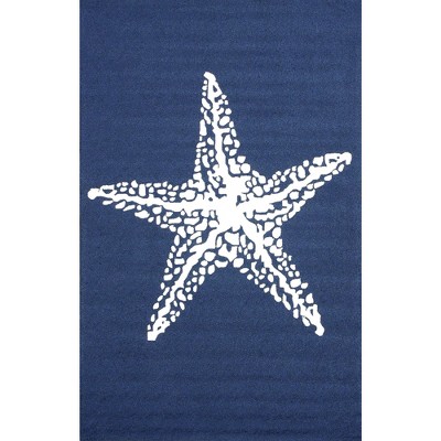 Nuloom Hand Hooked Marine Indoor/ Outdoor Area Rug, 2' x 4', Blue