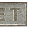 Farmhouse Metal Sign Wall Decor Gray - Olivia & May: Iron "Market" Art for Kitchen - 3 of 4