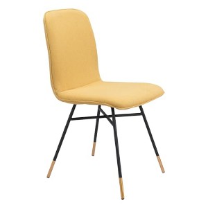 Zuo Var Dining Chair (Set of 2) Yellow - 1 of 3