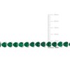 EVERLY JEWELRY |  Sterling Silver 4.75 CT TGW Created Emerald Bracelet  w/ Lobster Clasp - 3 of 4