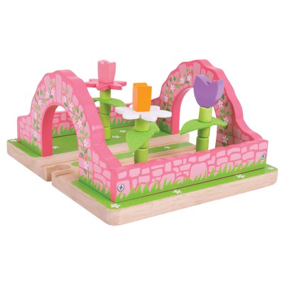 bigjigs pink train set