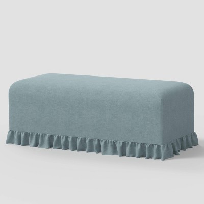 Ruffle Slipcover Dining Bench - Threshold™ designed with Studio McGee