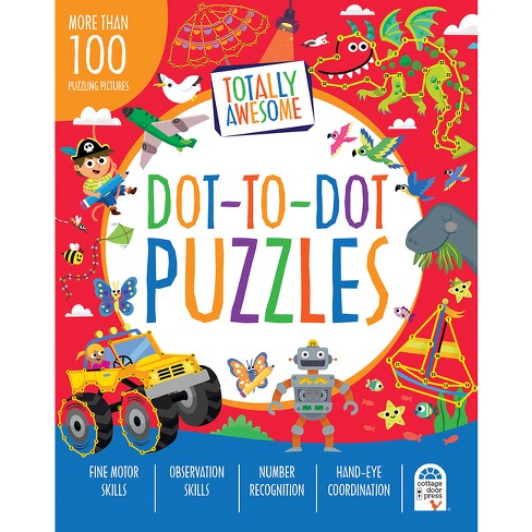 Totally Awesome Dot-To-Dot Puzzles - by  Parragon Books (Paperback) - image 1 of 1