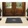 A1HC Natural Rubber Large Monogrammed Door Mat 24" x 39" Scrapes Shoes Clean of Dirt & Grime Doormat - 2 of 4