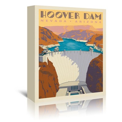 Usa Hoover Dam by Anderson Design Group Wrapped Canvas - Americanflat - 5" x 7"