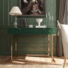 CLIHOME 42-in Modern/Contemporary Console Table, Writing Desk with 2 Drawers - 2 of 4