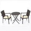 Sapphtopaz Outdoor Patio Furniture Set Lounge Patio Chairs with Round Table for Backyard, Terrace, Garden - 3 of 4