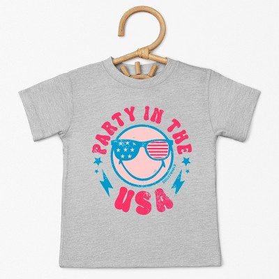 The Juniper Shop SmileyWorld Party In The USA Toddler Short Sleeve Tee