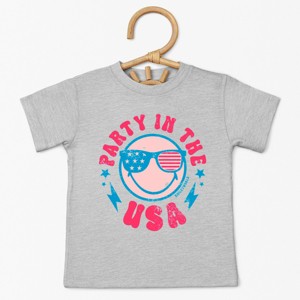The Juniper Shop SmileyWorld Party In The USA Toddler Short Sleeve Tee - 1 of 4