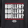 Women's - Ferris Bueller's Day Off - Bueller Bueller Bueller Lightweight French Terry Wide Neck Long Sleeve Shirt - 2 of 4