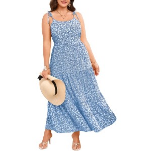 white christmas dresses PRETTYGARDEN Spring Casual Dresses for Women Summer Business Work Midi main image 1