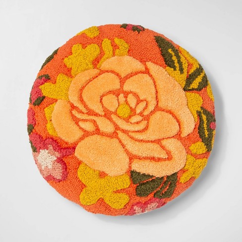 Tufted Floral Round Throw Pillow Opalhouse Target