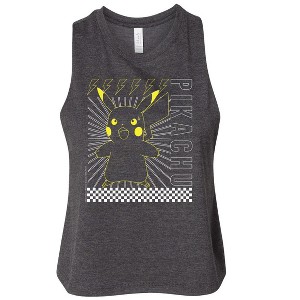 Women's - Pokémon - Pika Poke Graphic Racerback Tank - 1 of 3