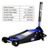 2 Ton Floor Jack, Low Floor Jack with Storage Bag, Steel Racing Floor Jack with Single Piston QuickLift Pump, Floor Jack Lifting 3.3"-15.2" - 2 of 4