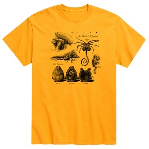 Men's - Alien - Diagram Short Sleeve Graphic T-Shirt - 1 of 3