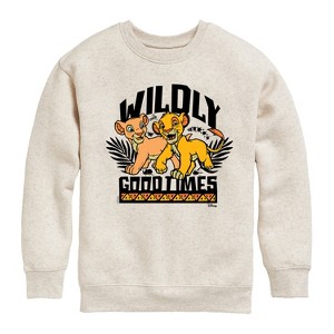 Boys' - Disney - The Lion King Graphic Long Sleeve Fleece Sweatshirt - 1 of 3