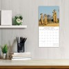 The Gifted Stationery 2025 Square Wall Calendar, Safari, 16-Month Natural World Theme with 180 Reminder Stickers (12x12 In) - 2 of 4