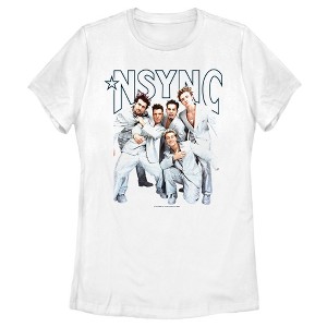 Women's NSYNC Iconic White Suits T-Shirt - 1 of 4