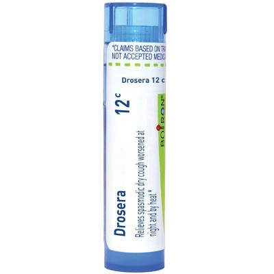 Drosera 12C by Boiron Homeopathic Single Medicine For Cough, Cold & Flu  -  80 Pellet