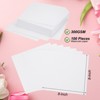 Unique Bargains Pure Cotton Water Coloring Paint Papers 100 Pcs White - 2 of 4