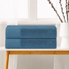 Unique Bargains 100% Cotton Solid Quick Dry Highly Absorbent Bath Towels 2 Packs - 3 of 4