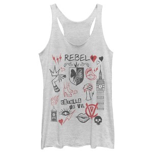 Women's Cruella Rebel Icons Racerback Tank Top - 1 of 4