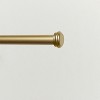 EXCLUSIVE HOME Topper 1" Curtain Rod and Finial Set, Adjustable 84"-160", Gold - 3 of 3