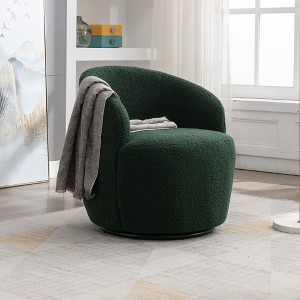 NicBex Swivel Barrel Chair Modern Accent Chair Armchair Comfy Chair Living Room Chair for Reading Room, Bedroom - 1 of 4