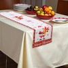 Unique Bargains Christmas Table Runner Polyester Multicolor 71x14 Inch 1 Pcs - 2 of 4