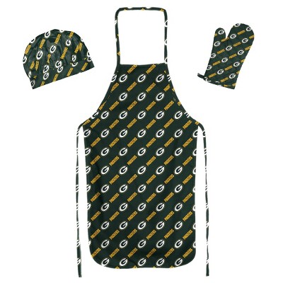 Green Bay Packers Apron with Utility Tool Storage Compartment