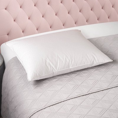 Standard White Down Leopard Jacquard Pillow with 300 Thread Count